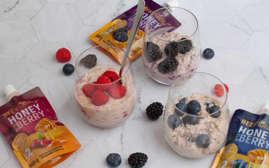 Overnight Porridge de Avena con Miel