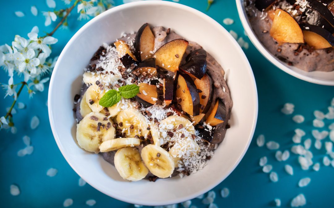 Smoothie con Fruta y Proteína Vegetal