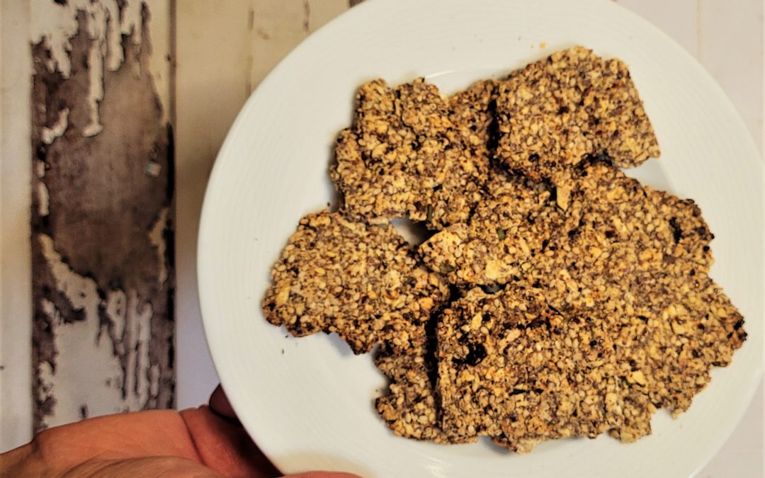 Crackers Caseros con Semillas de Lino